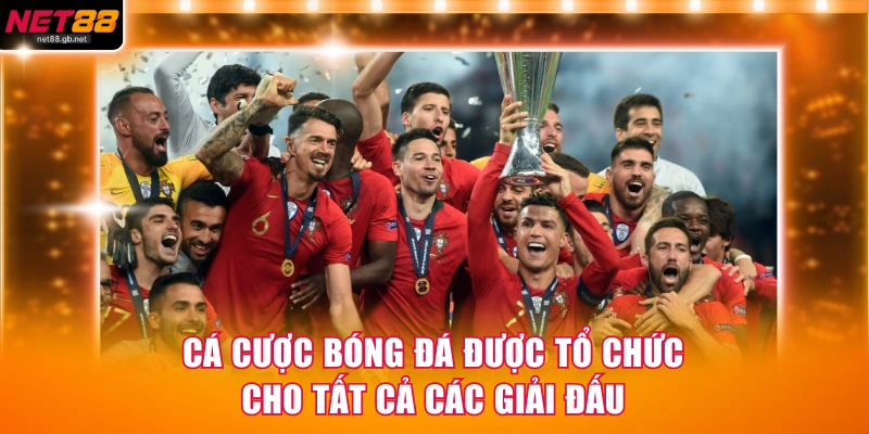 Cá cược bóng đá được tổ chức cho tất cả các giải đấu