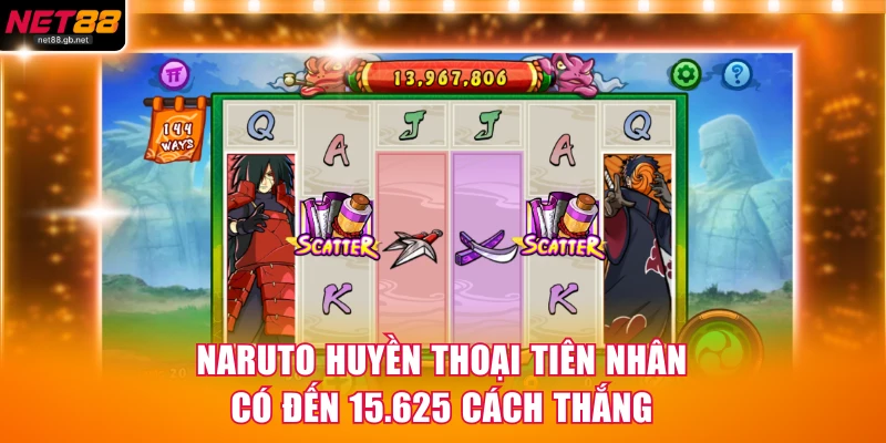 Naruto Huyền Thoại Tiên Nhân có đến 15.625 cách thắng