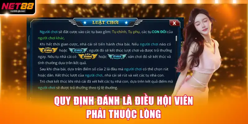 Quy định đánh là điều hội viên phải thuộc lòng