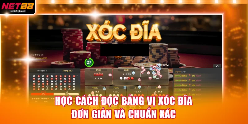 Học cách đọc bảng vị xóc đĩa đơn giản và chuẩn xác